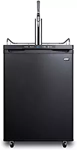 Summit SBC635M7NCF 24 Inch Wide 5.6 Cu. Ft. Capacity Free Standing Coffee Kegerator with Single Nitro Infusion Tap