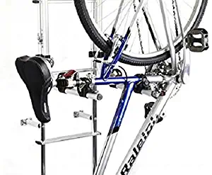 Stromberg Carlson RV Ladder Mount Bike Rack Holder Holds 2 Bikes Frame Clamp Aluminum 50 Pound Weight Capacity