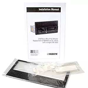Magnadyne M99XXSDKIT Car Radio Mounting Kit 1.5 DIN to 1 DIN Adaptor (Black)