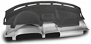 Coverking Custom Fit Dashcovers for Select Chevrolet S10 Models - Molded Carpet (Gray)