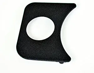 1 GAUGE HOLE PANEL, BLACK, dune buggy vw baja bug