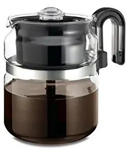8-Cup Glass Stovetop Percolator Pot Coffee Maker Home Kitchen Office New