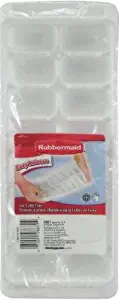 Rubbermaid Easy Release White Ice Cube Tray - 24 Cubes (Pack of 6)