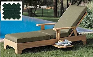 New Chaise Lounger Sunbrella Fabric Outdoor Cushion (Chaise Lounger not included) choose any Sunbrella Fabric
