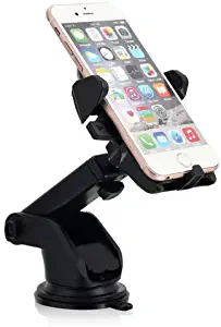 Universal Car Holder Windshield Dash Suction Cup Mount Stand for Cell Phone GPS - Samsung Galaxy Note Apple iPhone Nokia Motorola ZTE LG