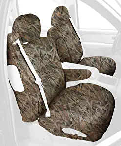 Covercraft - SS3353TTFT Custom-Fit Front Bucket SeatSaver Seat Covers - Polyester Fabric, Flooded Timber