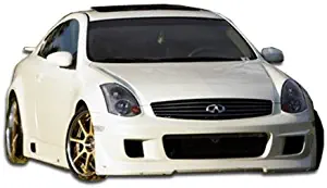 Brightt Duraflex ED-Z-757 Type G Front Bumper Cover - 1 Piece Body Kit - Compatible With G Coupe 2003-2007