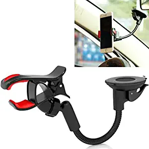 Car Mount Dash Windshield Holder for Droid Turbo 2, Swivel Clip Compatible with Motorola Droid Turbo 2