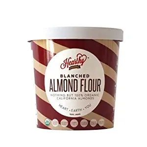 Hearthy Foods Delicious Almond Flour, Gluten Free, Non-GMO, Sixteen Ounces