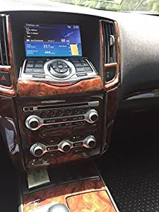 Nissan Maxima Interior BURL Wood Dash Trim KIT Set 2012 2013 2014 2015