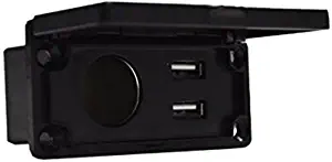 Madjax Universal 12V Charging Center with Outlet and USB Port for Most Golf Cart Models