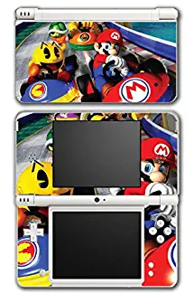 Super Mario Kart DS 7 8 DS Double Dash Arcade GP Video Game Vinyl Decal Skin Sticker Cover for Nintendo DSi XL System