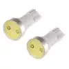 cciyu 10 Pack White T5 Twist Socket PC74 A/C Climate Control Light Bulb 37 73 17 T5 Led Bulbs