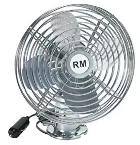 Roadmaster 3700 Heavy Duty Chrome Two Speed Fan with 12-Volt Plug