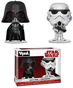 Funko Vynl: Star Wars - Darth Vader & Stormtrooper Collectible Figure, Multicolor