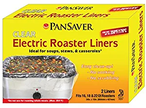 PanSaver Electric Roaster Liners,1-pack (2 units)