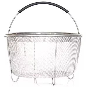 Steamer Basket Instant Pot, Stainless Steel Strainer Instant Pot Accessories, for 6/8 quart