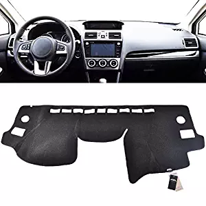 XUKEY Dashboard Cover for Subaru XV Crosstrek Impreza 2012-2016 Dash Cover Mat