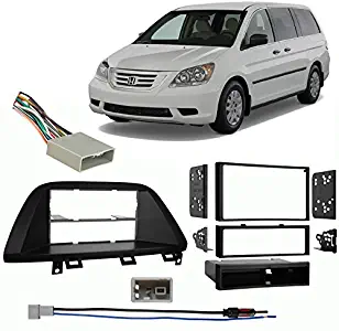 Compatible with Honda Odyssey 2008 2009 2010 Multi DIN Stereo Harness Radio Install Dash Kit Package