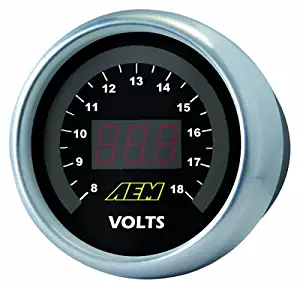 AEM 30-4400 8-18V Voltmeter Gauge