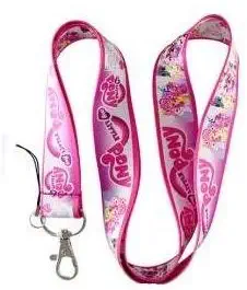 My Little Pony Pink Lanyard Keychain Holder Phone Strap