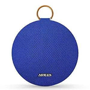 AOMAIS Ball Bluetooth Speakers,Wireless Portable Bluetooth 4.2,15W Superior Sound with DSP,Stereo Pairing for Surround Sound,Waterproof Rating IPX7,For Sports,Travel,Shower,Beach,Party(Blue)