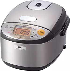 Zojirushi NP-GBC05XT Induction Heating System Rice Cooker and Warmer, 0.54 L, Stainless Dark Brown