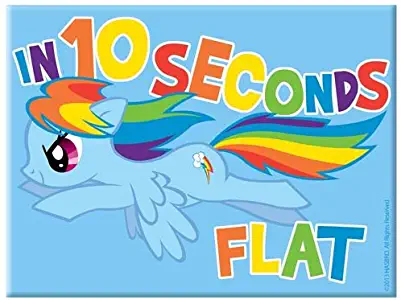 My Little Pony Rainbow Dash In 10 Seconds Flat Magnet