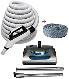 Central Vacuum 30ft 2 way hose Blackhawk electric powerhead kit Nutone Beam Eureka (Direct Connect)