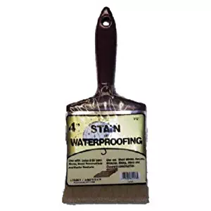 Linzer 3121 0400 Stain Waterproofing Brush, 4"