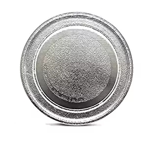 Saffire 9.6" / 24.5cm Small Glass Microwave Plate - Flat Bottom Plate Replaces 3390W1A035