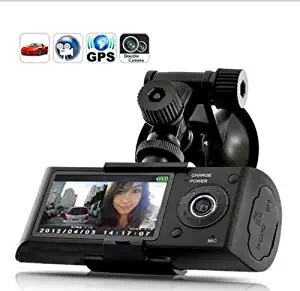 2.7" Vehicle 1080P Car DVR Camera Video Recorder Dash Cam Dual Lens G-Sensor GPS