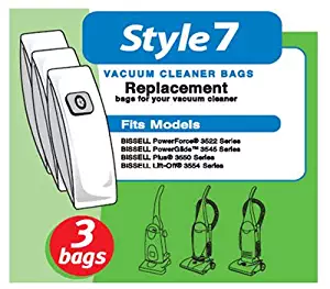 Bissell Homecare International 32120 Vacuum Bags, Style 7, 3-Pk. - Quantity 6