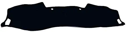 Aoneparts Black Non-Slip Dash Covers with White Sticker for 2021 KIA SELTOS