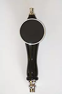 Full Size Pub Style Chalkboard Beer Tap Handle for Homebrew and Kegerators (Black)