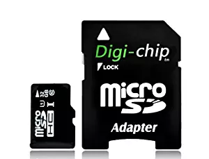 Digi Chip 32GB Micro-SD Memory Card Class 10 UHS-1 for YI Dashcam, Rexing V1, Bekhic, Pruveeo F5, Pruveeo MX2, Amebay, Vantrue X1, Fokey K1, Hicober Dash Cam In Car Cameras
