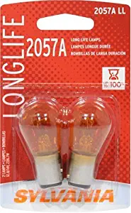 SYLVANIA 2057A Long Life Miniature Bulb, (Contains 2 Bulbs)