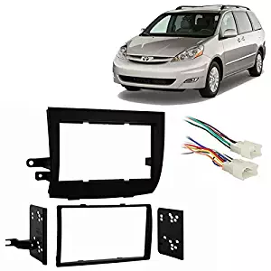 Fits Toyota Sienna 2004-2010 Double DIN Stereo Harness Radio Install Dash Kit