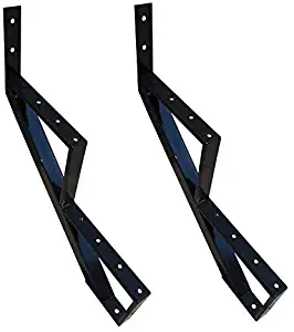 MTB Steel Stair Step Riser - 2 Step for Deck Height 20" (2 Pack) Stair Stringer Step Stringer