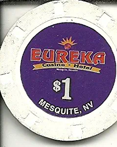 $1 eureka obsolete casino chip mesquite nevada