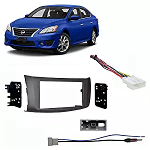 Nissan Sentra 2013-2018 Double DIN Stereo Harness Radio Install Dash Kit Package