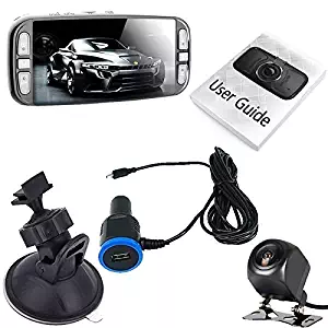 Pinnacle WiFi-4K GPS Dual (2 Cam) Dash Cam! Record from 2 Viewpoints! with WiFi & ADAS