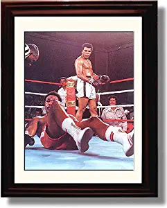 Framed Muhammad Ali vs George Foreman Down Goes Foreman Iconic Moment