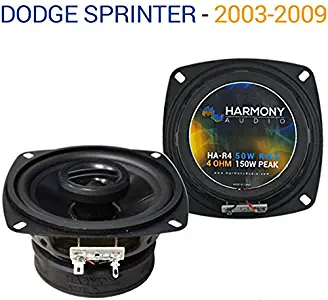 Compatible with Dodge Sprinter 2003-2009 Factory Speaker Replacement Harmony R4 Package New