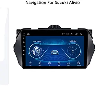 Hahaiyu 9 Inch in Dash Car Stereo Radio MP5 Player Android 7.1 for Suzuki Alivio/CIAZ (2014-2019),GPS 2.5D Touch Screen,WiFi,BT,Mirror Link,Radio Tuner