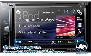 Tuff Protect Clear Screen Protectors for Pioneer AVH-X2800BS Car Indash DVD Receiver
