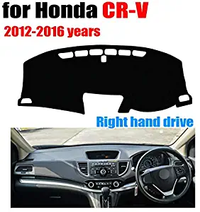 Qnice Car Dashboard Cover for Honda CR-V 2012-2016 Right Hand Drive Dash Mat Covers Auto Dashboard Protector Accessories