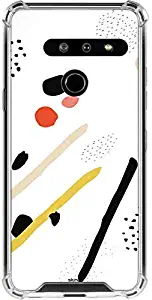 Skinit Clear Phone Case for LG G8 ThinQ - Officially Licensed Skinit Originally Designed Dots and Dashes Design