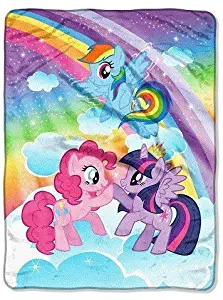 Hasbro My Little Pony Microfleece Throw 46x60 Multicolor TRG