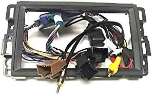 Dash kit and Wire Harness for Installing a New Double Din Radio into a Chevy Avalanche(2007-2013), Equinox(2007-2009), Express Van (2008-2015), Impala(2006-2013), Monte Carlo(2006-2007)….